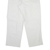 NIKE Cargo Mens Trousers White Relaxed Straight W30 L29