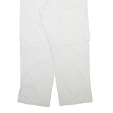 NIKE Cargo Mens Trousers White Relaxed Straight W30 L29