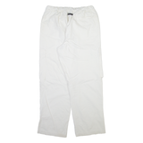 NIKE Cargo Mens Trousers White Relaxed Straight W30 L29