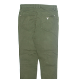GUESS Womens Trousers Green Regular Tapered W29 L28