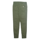 GUESS Womens Trousers Green Regular Tapered W29 L28