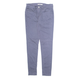 LEVI'S 710 Womens Trousers Purple Regular Skinny W28 L30