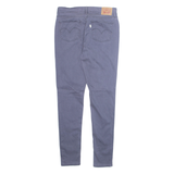 LEVI'S 710 Womens Trousers Purple Regular Skinny W28 L30