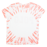 POLO RALPH LAUREN Womens Tie Dye T-Shirt White S