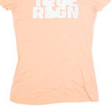 TRUE RELIGION Womens T-Shirt Orange S