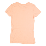 TRUE RELIGION Womens T-Shirt Orange S