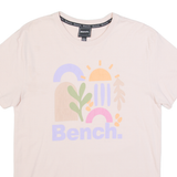 BENCH Womens T-Shirt Pink XS