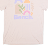 BENCH Womens T-Shirt Pink XS