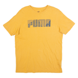 PUMA Mens T-Shirt Orange M