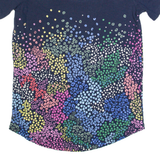 JOULES Womens T-Shirt Blue V-Neck UK 8