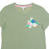 JOULES Womens T-Shirt Green UK 10