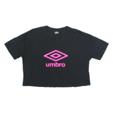 UMBRO Cropped Womens T-Shirt Black M