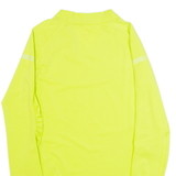 PUMA Mens T-Shirt Yellow Long Sleeve V-Neck XS