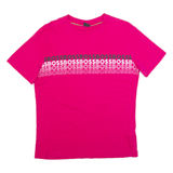 HUGO BOSS Mens T-Shirt Pink S