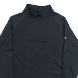 TRESPASS Womens T-Shirt Black Long Sleeve High Neck XXS