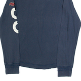 HOLLISTER Mens Polo Shirt Blue Long Sleeve S