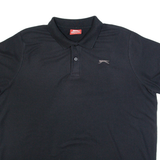 SLAZENGER Mens Polo Shirt Blue 2XL
