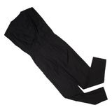 AMERICAN APPAREL Womens Jumpsuit Black Tapered XS