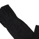 AMERICAN APPAREL Womens Jumpsuit Black Tapered XS