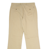 TOMMY HILFIGER Mens Twill Trousers Beige Regular Straight W34 L34