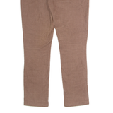 TOMMY HILFIGER Womens Corduroy Trousers Brown Regular Straight W32 L28