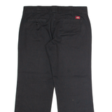 DICKIES 774 Workwear Womens Twill Trousers Black Classic Straight W34 L28