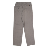 DICKIES Flex Workwear Mens Trousers Grey Slim Tapered W28 L30