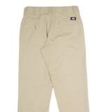 DICKIES Flex Workwear Mens Trousers Beige Slim Tapered W32 L30