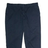 DICKIES 874 Workwear Mens Twill Trousers Blue Classic Straight W42 L30