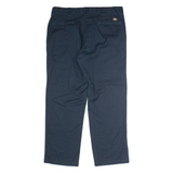 DICKIES Workwear Mens Trousers Blue Regular Straight W38 L30