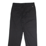 DICKIES Workwear Mens Trousers Black Regular Straight W32 L32