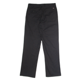 DICKIES Workwear Mens Trousers Black Regular Straight W32 L32
