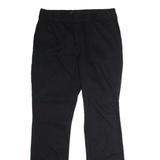 DICKIES Workwear Womens Twill Trousers Black Regular Straight W32 L32