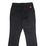 DICKIES Workwear Womens Twill Trousers Black Regular Straight W32 L32