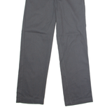 DICKIES Flex Workwear Mens Twill Trousers Grey Slim Straight W30 L32