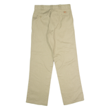 DICKIES 874 Workwear Mens Twill Trousers Beige Classic Straight W30 L32