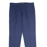 REISS Dotted Mens Trousers Blue Regular Straight W36 L34