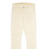 7 FOR ALL MANKIND Womens Trousers Yellow Regular Skinny W31 L31