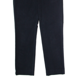 REISS Mens Flannel Trousers Blue Regular Straight W34 L30