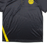 PUMA Borussia Dortmund Football Team Mens Polo Shirt Black L