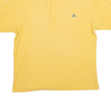 NEW FAST Mens Polo Shirt Yellow S