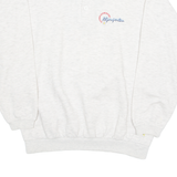 SWITCHER Switzerland Womens Sweatshirt Grey Collared 90s L