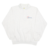 SWITCHER Switzerland Womens Sweatshirt Grey Collared 90s L