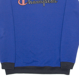 CHAMPION Lightweight Mens Sweatshirt Blue Crew Neck L