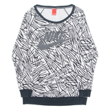 NIKE Womens Sweatshirt White S