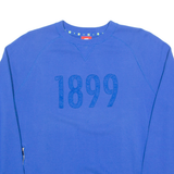 NIKE Barcelona FC Womens Sweatshirt Blue Crew Neck L