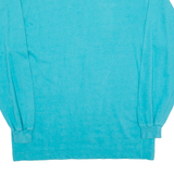 MASER Lightweight Mens Sweatshirt Blue High Neck M