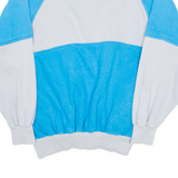 NEW FACES NO Speed-Limit Mens Sweatshirt Blue 1/4 Zip S