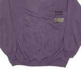 POP LINE Mens Sweatshirt Purple Crew Neck S