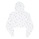 CHAMPION REVERSE WEAVE Cropped Womens Purple Hoodie M